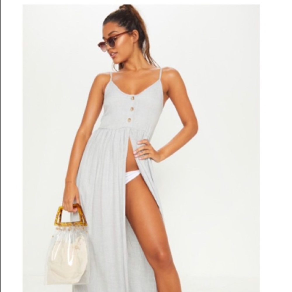 Light grey beach dress